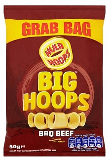 Hula Hoops Big Hoops Bbq 50g