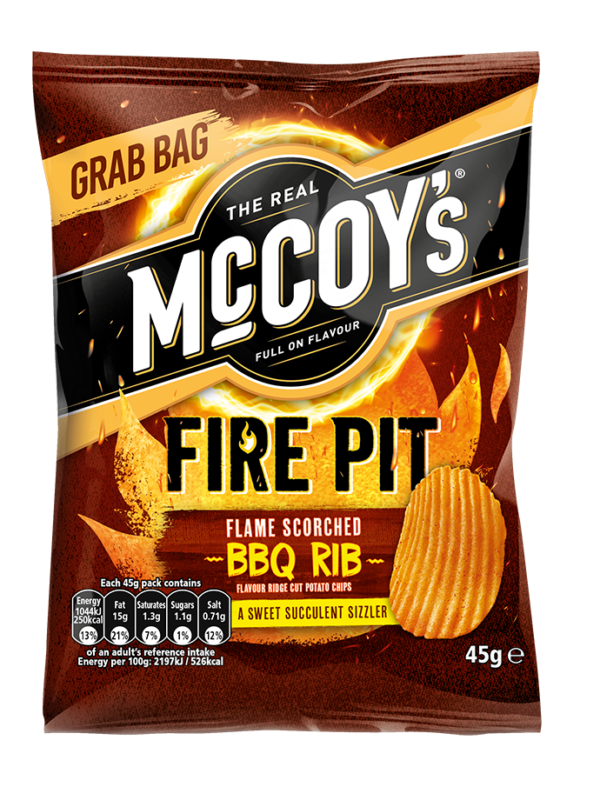 Mccoys Fire Pit Flame Scorched Bbq Rib 45g