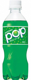 Suntory Pop Melon Soda 430ml