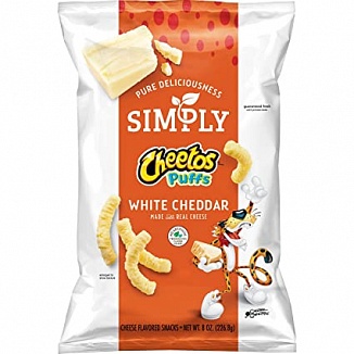 Cheetos Simply Puffs White Cheddar 227g