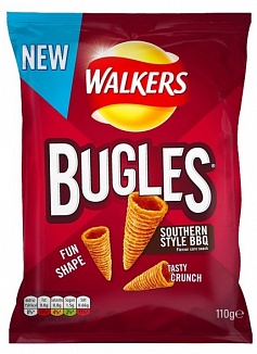 Walkers Bugles Southern Style Bbq 110g